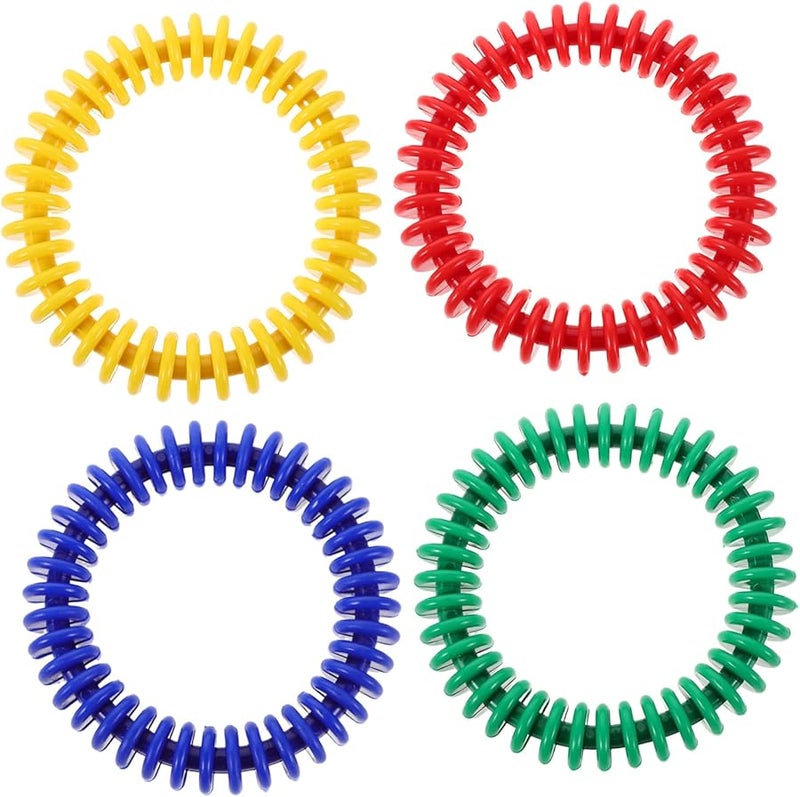 VANZACK 4pcs Sinking Pool Rings for Underwater Training Swimming Lessons Summer Games Bright Colors - Image 1